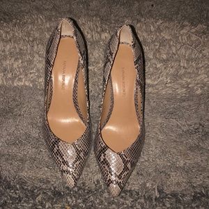 7.5 Snake Skin heels
